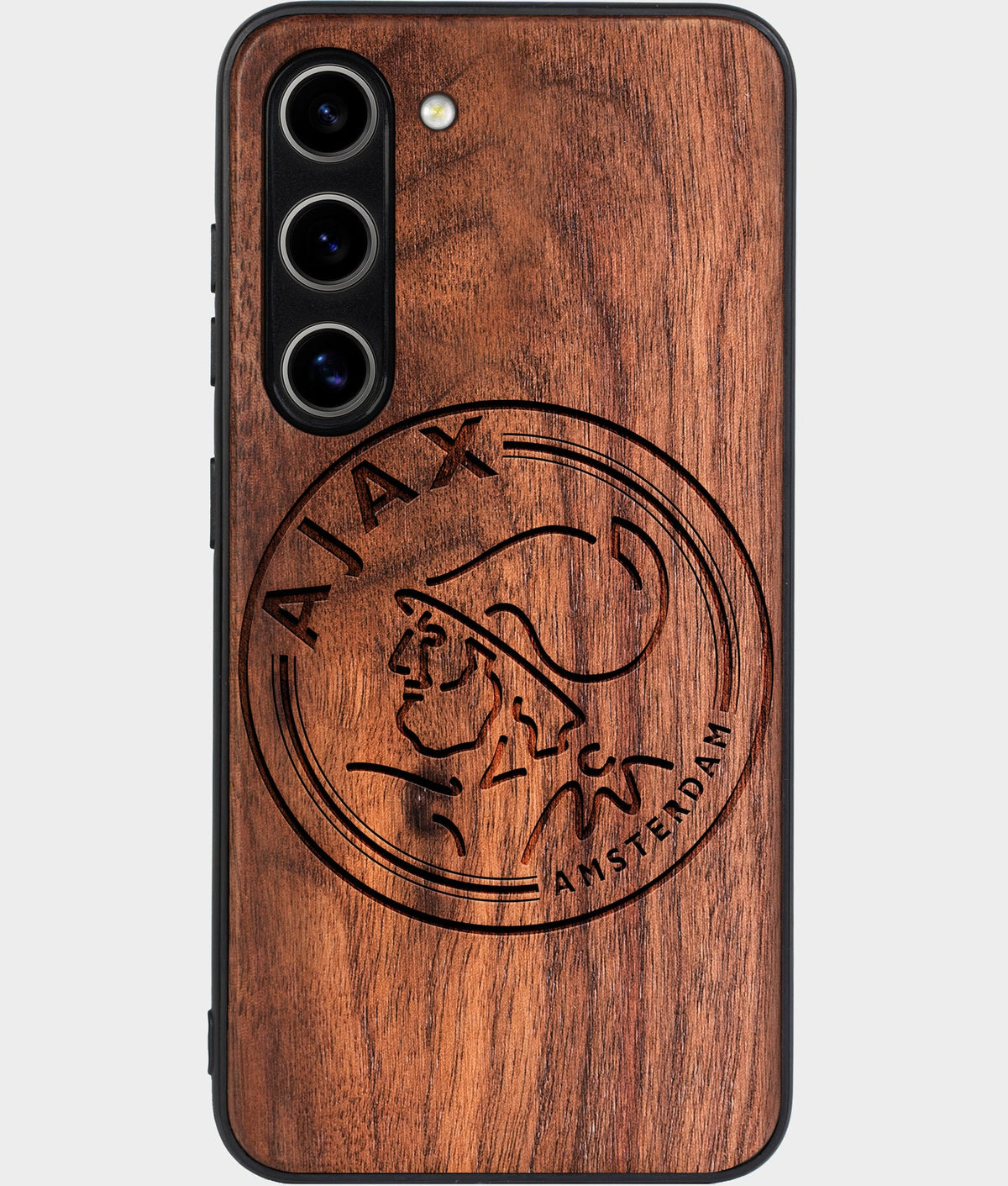 Best Wood AFC Ajax Galaxy S24 Case - Custom Engraved Cover - Aldergrove & Oak