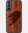 Best Wood Anaheim Ducks Samsung Galaxy S23 Case - Custom Engraved Cover - Aldergrove & Oak