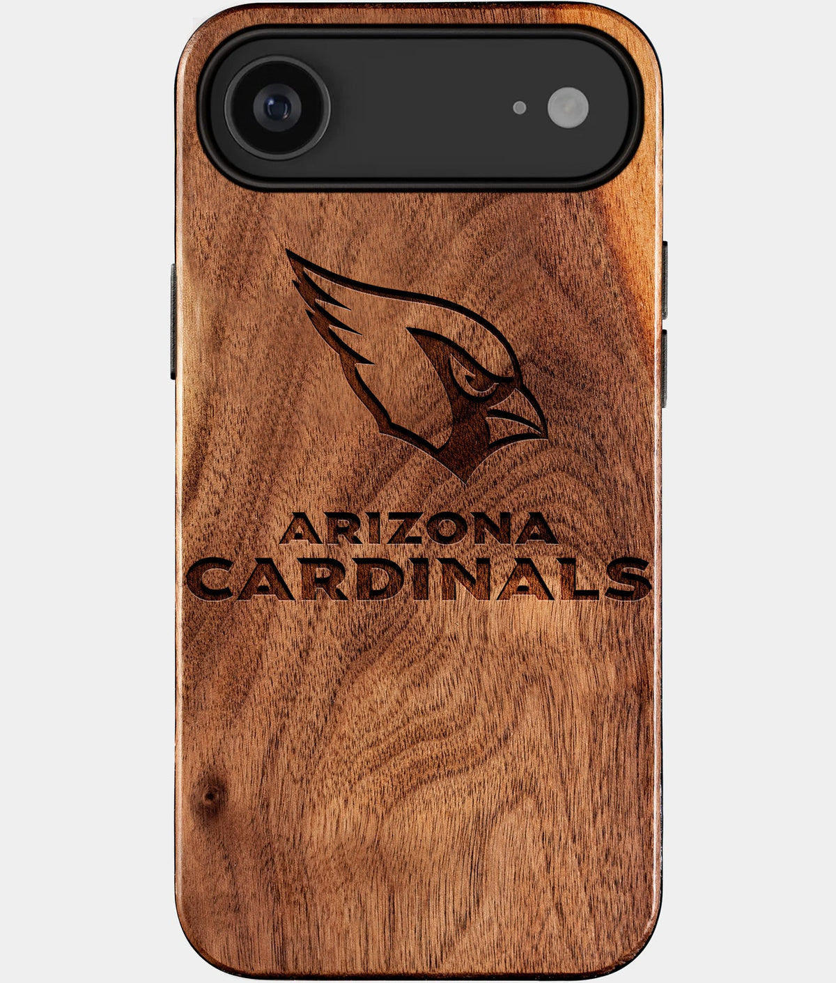 Eco-friendly Arizona Cardinals iPhone 17 Air Case - Carved Wood Custom Arizona Cardinals Gift For Him - Monogrammed Personalized iPhone 17 Air Cover By Aldergrove & Oak