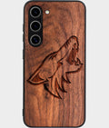 Best Wood Arizona Coyotes Samsung Galaxy S24 Case - Custom Engraved Cover - Aldergrove & Oak