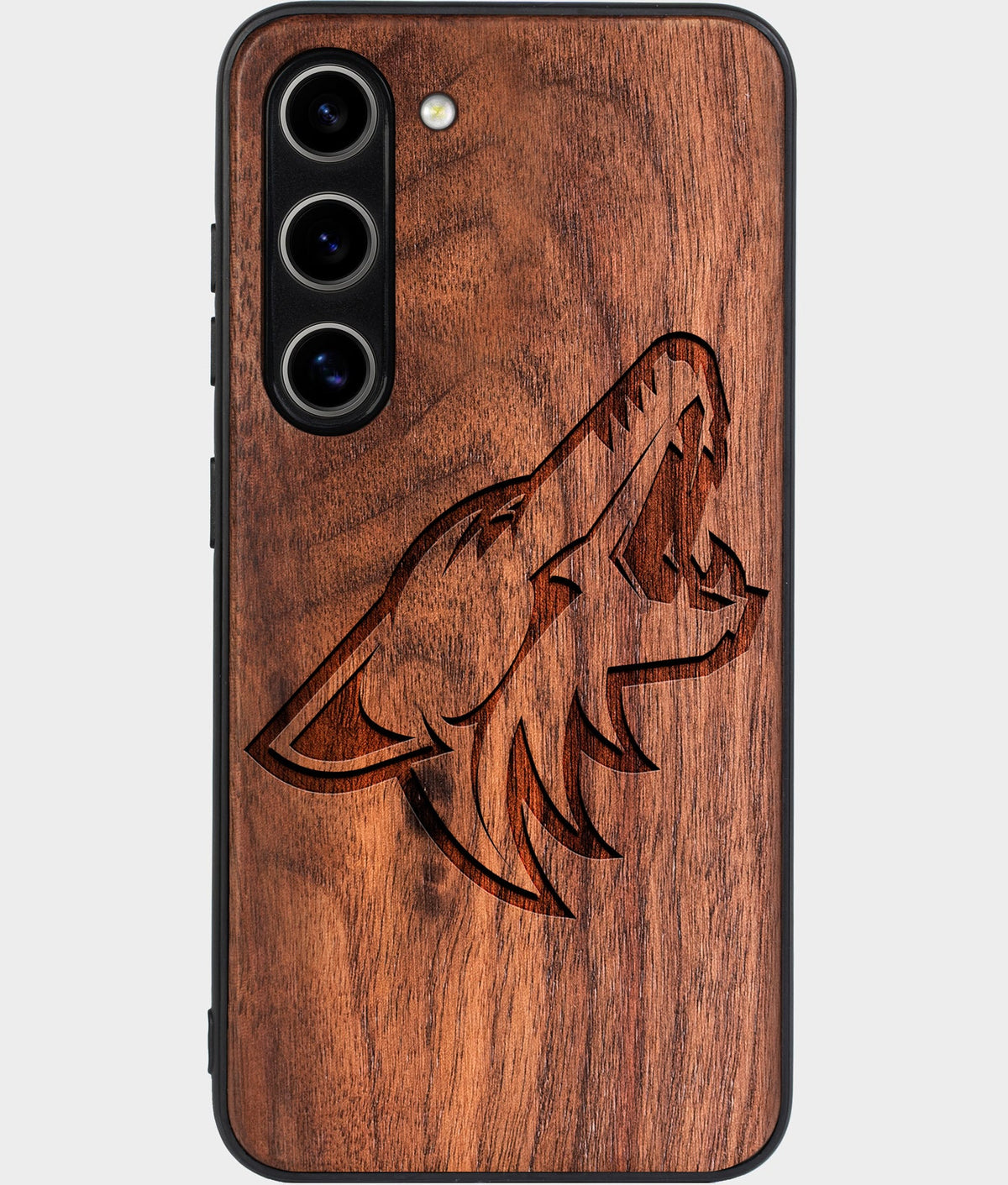 Best Wood Arizona Coyotes Samsung Galaxy S26 Case - Custom Engraved Cover - Aldergrove & Oak