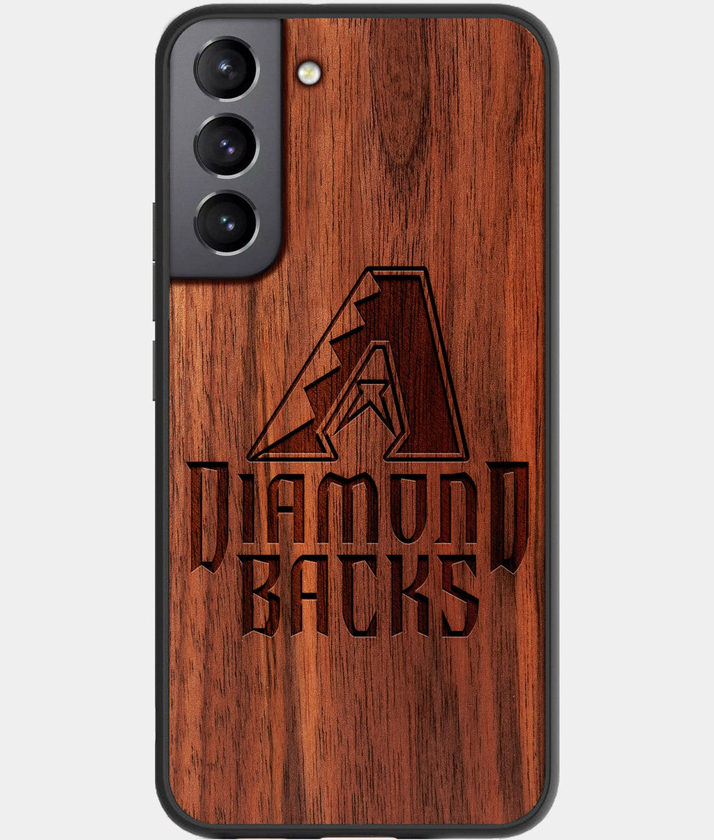 Best Wood Arizona Diamondbacks Galaxy S23 Case - Custom Engraved Cover - Aldergrove & Oak