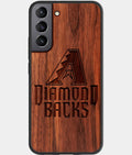 Best Wood Arizona Diamondbacks Samsung Galaxy S23 Case - Custom Engraved Cover - Aldergrove & Oak