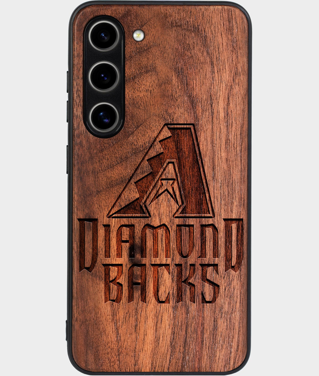 Best Wood Arizona Diamondbacks Galaxy S26 Case - Custom Engraved Cover - Aldergrove & Oak