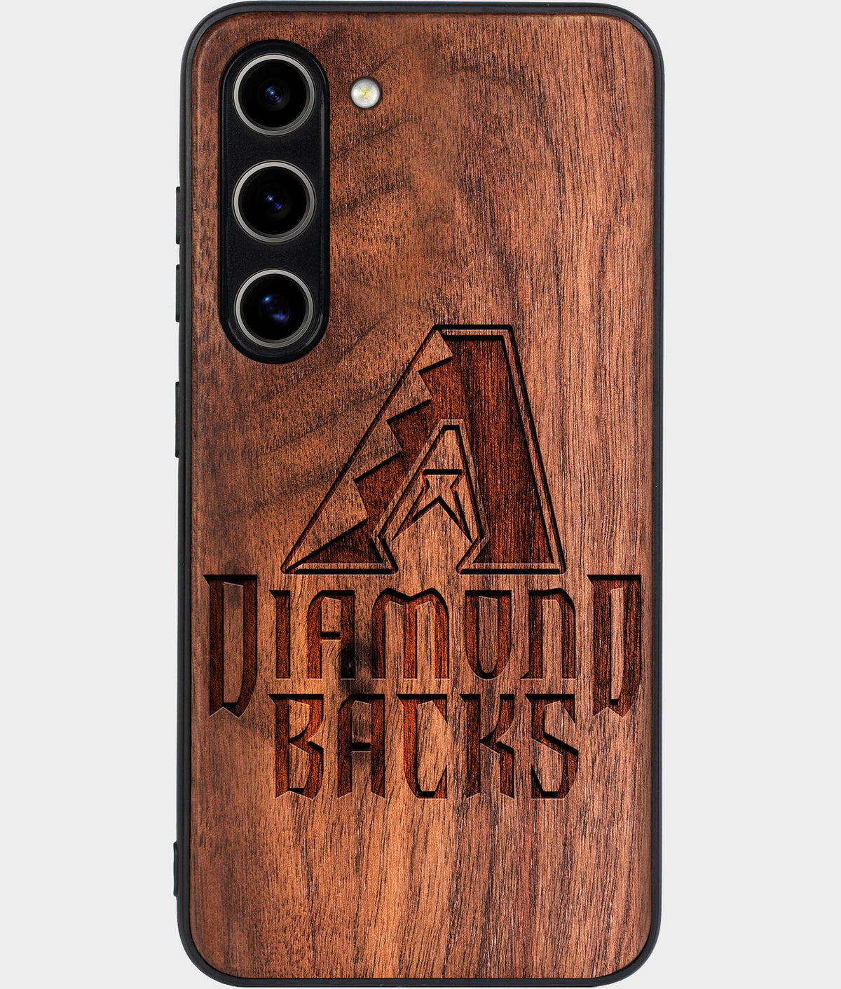 Best Wood Arizona Diamondbacks Galaxy S26 Case - Custom Engraved Cover - Aldergrove & Oak