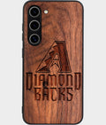 Best Wood Arizona Diamondbacks Samsung Galaxy S26 Case - Custom Engraved Cover - Aldergrove & Oak
