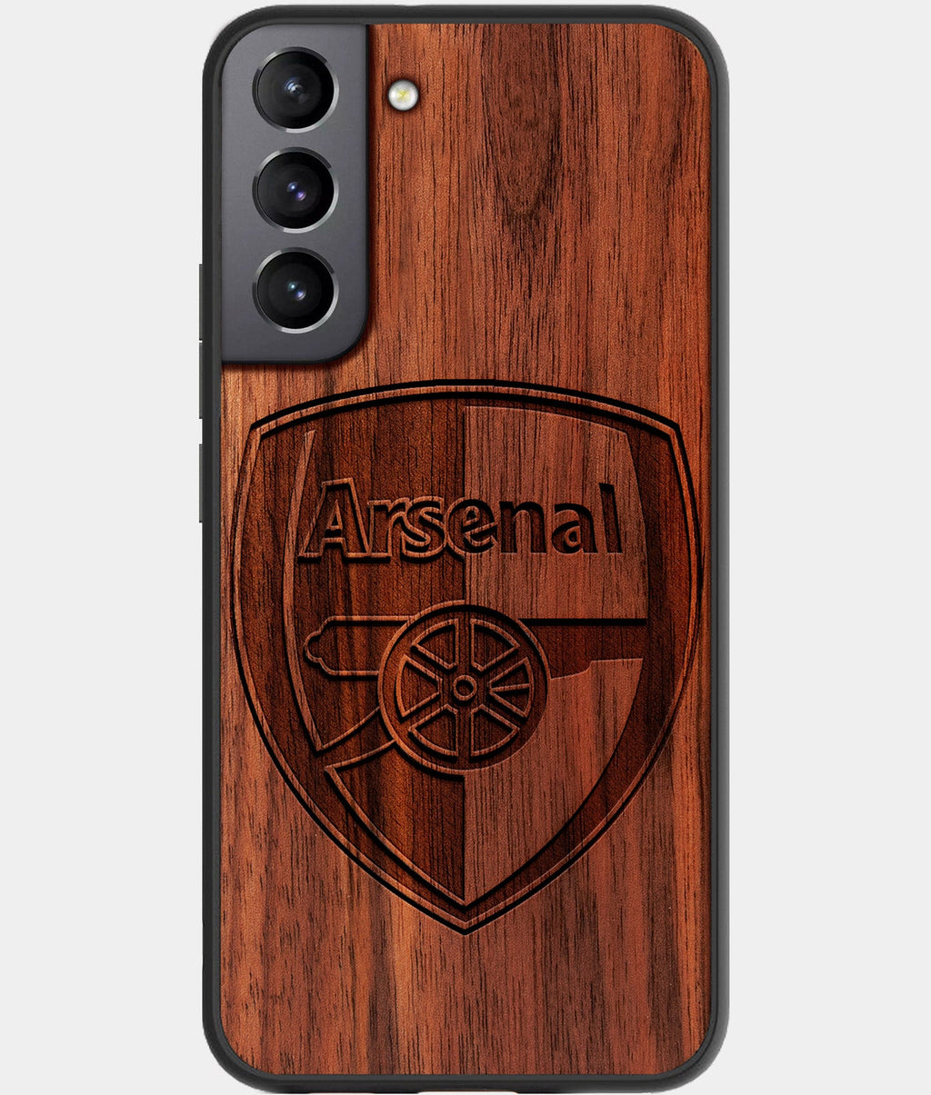 Best Wood Arsenal F.C. Galaxy S23 Case - Custom Engraved Cover - Aldergrove & Oak