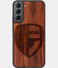 Best Wood Arsenal F.C. Samsung Galaxy S23 Case - Custom Engraved Cover - Aldergrove & Oak