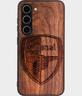 Best Wood Arsenal F.C. Samsung Galaxy S26 Case - Custom Engraved Cover - Aldergrove & Oak