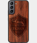 Best Wood A.S. Roma Samsung Galaxy S23 Case - Custom Engraved Cover - Aldergrove & Oak