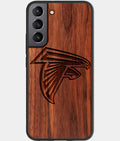 Best Wood Atlanta Falcons Samsung Galaxy S23 Case - Custom Engraved Cover - Aldergrove & Oak