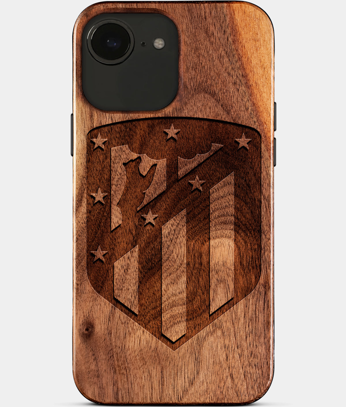 Eco-friendly Toronto Raptors iPhone 17e Case - Carved Wood Custom Toronto Raptors Gift For Him - Monogrammed Personalized iPhone 17e Cover By Aldergrove & Oak
