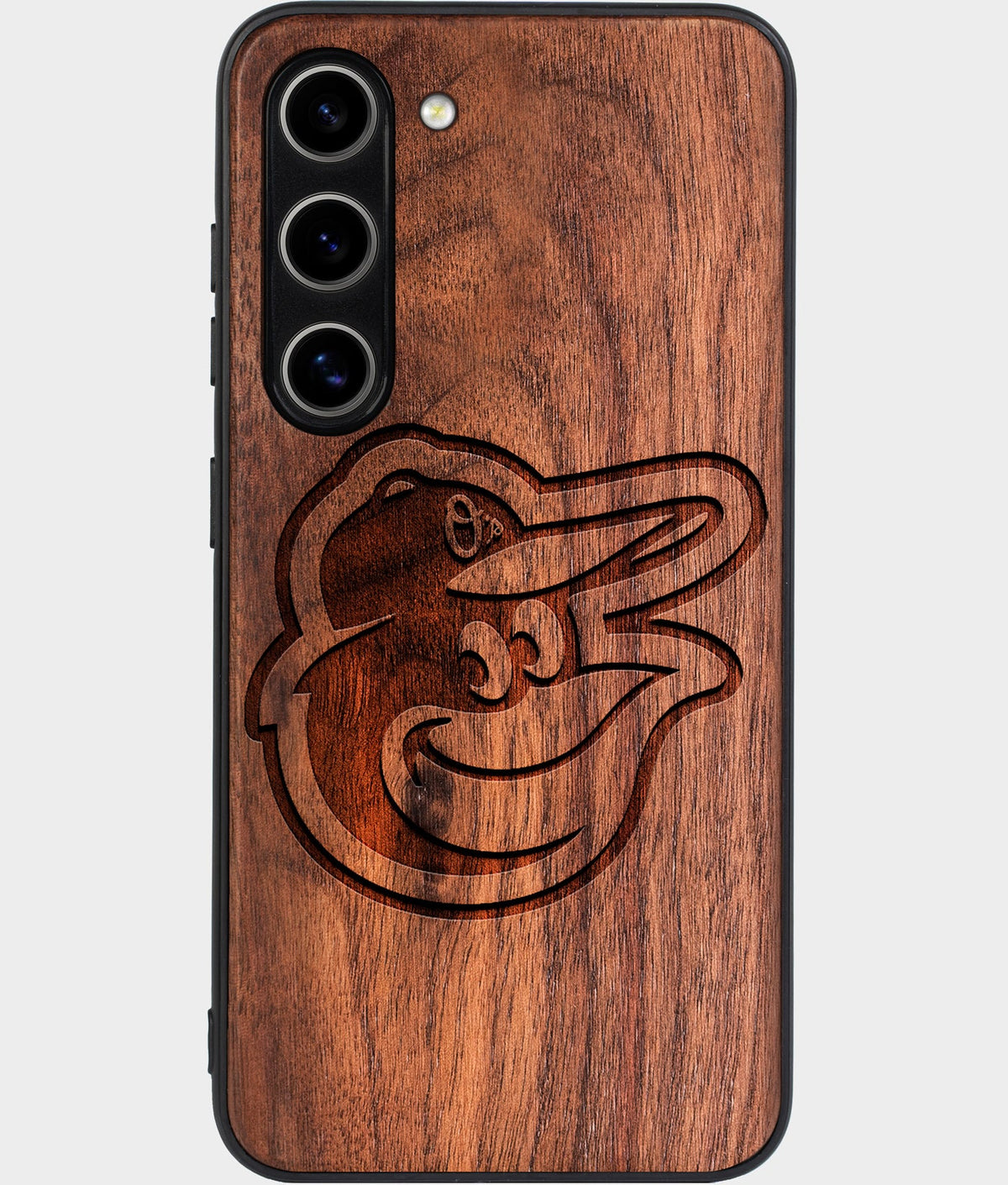 Best Wood Baltimore Orioles Galaxy S25 Case - Custom Engraved Cover - Aldergrove & Oak