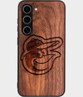 Best Wood Baltimore Orioles Samsung Galaxy S25 Case - Custom Engraved Cover - Aldergrove & Oak