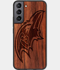 Best Wood Baltimore Ravens Samsung Galaxy S23 Case - Custom Engraved Cover - Aldergrove & Oak