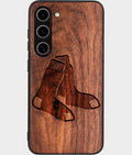 Best Wood Boston Red Sox Samsung Galaxy S25 Case - Custom Engraved Cover - Aldergrove & Oak
