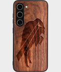 Best Wood Buffalo Bills Samsung Galaxy S26 Case - Custom Engraved Cover - Aldergrove & Oak