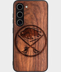 Best Wood Buffalo Sabres Samsung Galaxy S26 Case - Custom Engraved Cover - Aldergrove & Oak