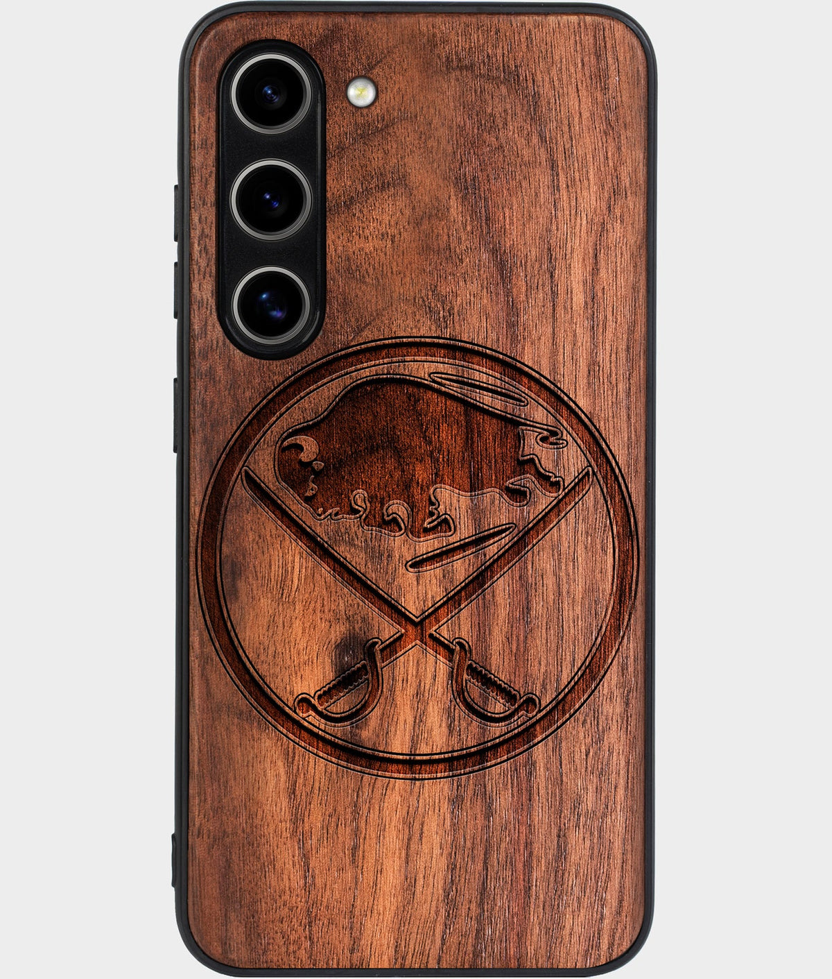 Best Wood Buffalo Sabres Samsung Galaxy S26 Case - Custom Engraved Cover - Aldergrove & Oak