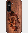 Best Wood Carolina Hurricanes Samsung Galaxy S24 Case - Custom Engraved Cover - Aldergrove & Oak