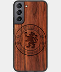 Best Wood Chelsea F.C. Samsung Galaxy S23 Case - Custom Engraved Cover - Aldergrove & Oak