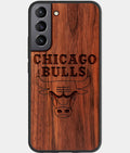 Best Wood Chicago Bulls Samsung Galaxy S23 Case - Custom Engraved Cover - Aldergrove & Oak