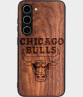 Best Wood Chicago Bulls Samsung Galaxy S26 Case - Custom Engraved Cover - Aldergrove & Oak