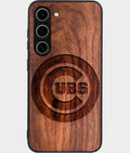 Best Wood Chicago Cubs Samsung Galaxy S24 Case - Custom Engraved Cover - Aldergrove & Oak