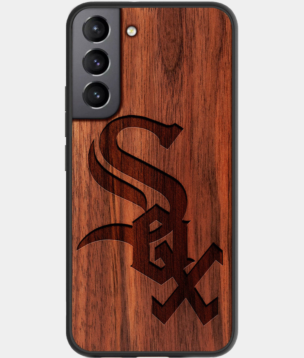 Best Wood Chicago White Sox Galaxy S23 Case - Custom Engraved Cover - Aldergrove & Oak