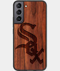 Best Wood Chicago White Sox Samsung Galaxy S23 Case - Custom Engraved Cover - Aldergrove & Oak