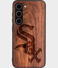 Best Wood Chicago White Sox Samsung Galaxy S24 Case - Custom Engraved Cover - Aldergrove & Oak