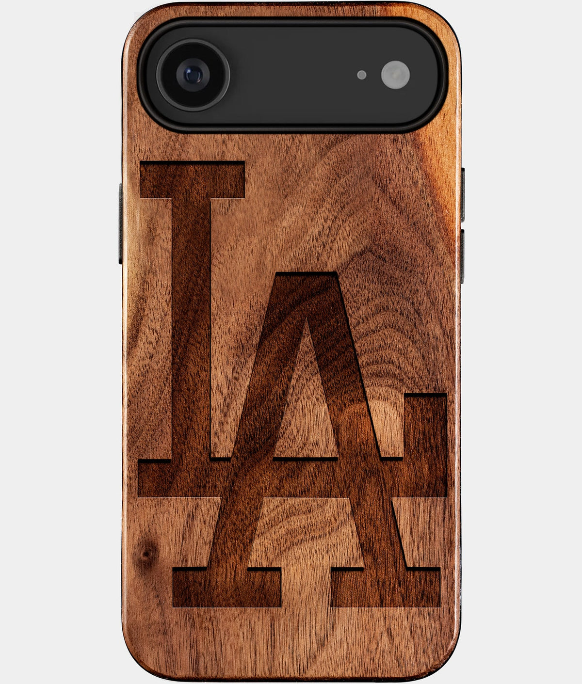 Eco-friendly Classic Los Angeles Dodgers iPhone 17 Air Case. Dodgers 2025 World Series Cases. Carved Wood Custom Los Angeles Dodgers Gift For Him - Monogrammed Personalized iPhone 17 Air Cover By Aldergrove & Oak