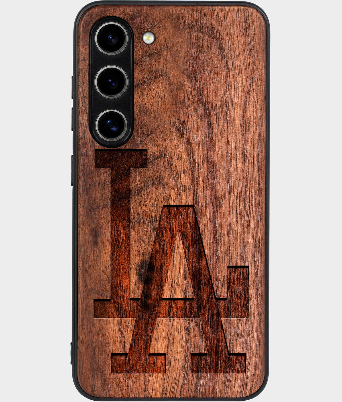 Best Wood Los Angeles Dodgers Samsung Galaxy S26 Case - Custom Engraved Cover - Cover Classic - Aldergrove & Oak