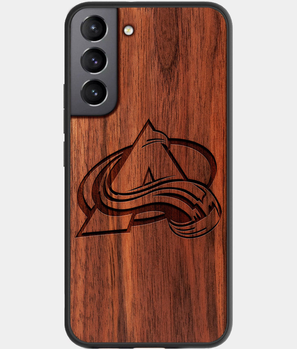 Best Wood Colorado Avalanche Galaxy S23 Case - Custom Engraved Cover - Aldergrove & Oak