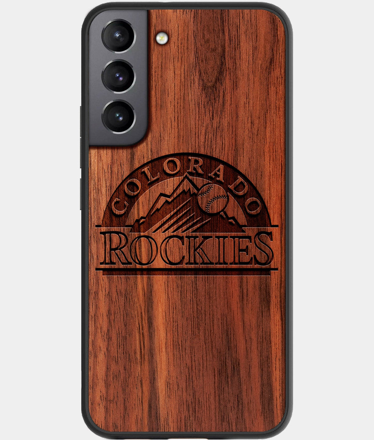 Best Wood Colorado Rockies Galaxy S23 Case - Custom Engraved Cover - Aldergrove & Oak