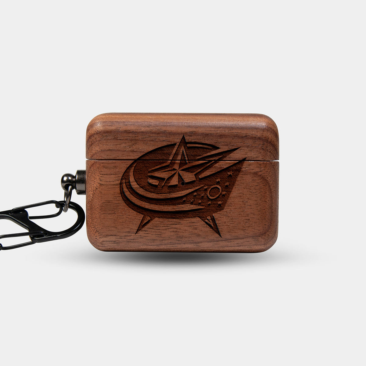 Custom Columbus Blue Jackets Airpods Cases | AirPods Pro 3 | AirPods Pro 2 | AirPods 5 | AirPods 4 | AirPods 3 Case - Carved Wood Blue Jackets AirPods Cover - Eco-friendly Columbus Blue Jackets AirPods Case - Custom Columbus Blue Jackets Gift For Him - Monogrammed Personalized AirPods Cover By Aldergrove & Oak