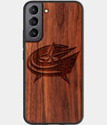 Best Wood Columbus Blue Jackets Samsung Galaxy S23 Case - Custom Engraved Cover - Aldergrove & Oak