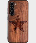 Best Wood Dallas Cowboys Samsung Galaxy S26 Case - Custom Engraved Cover - Aldergrove & Oak