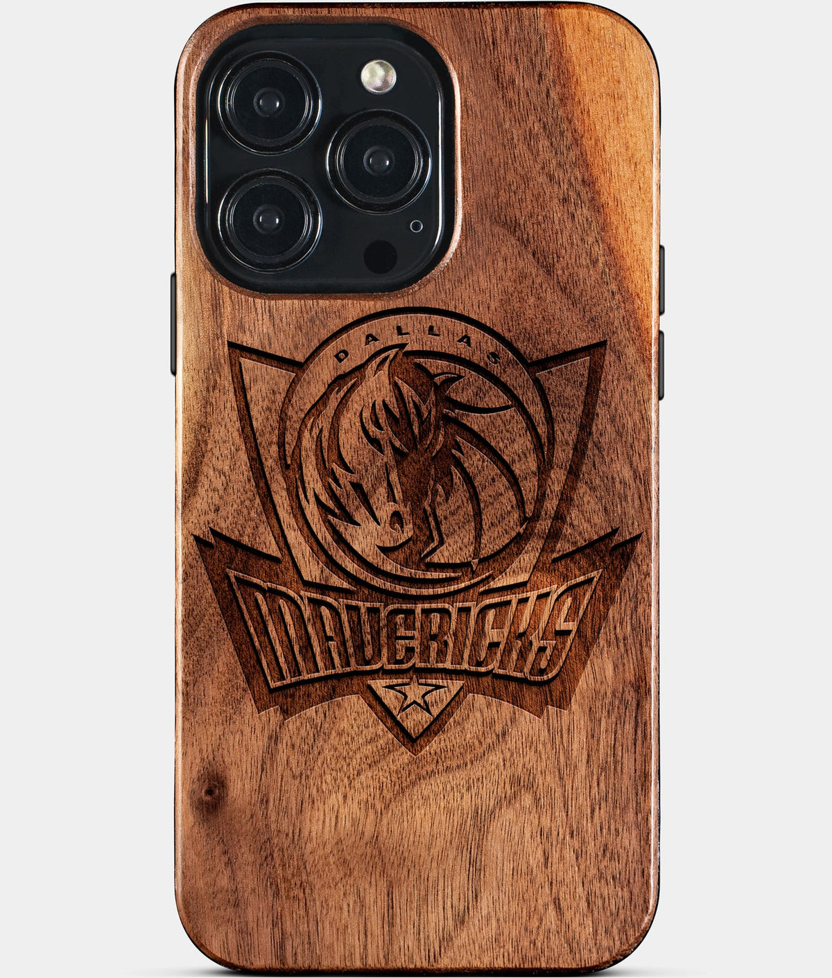 Custom Dallas Mavericks iPhone 15/15 Pro/15 Pro Max/15 Plus Case - Wood Mavericks Cover - Eco-friendly Dallas Mavericks iPhone 15 Case - Carved Wood Custom Dallas Mavericks Gift For Him - Monogrammed Personalized iPhone 15 Cover By Aldergrove & Oak