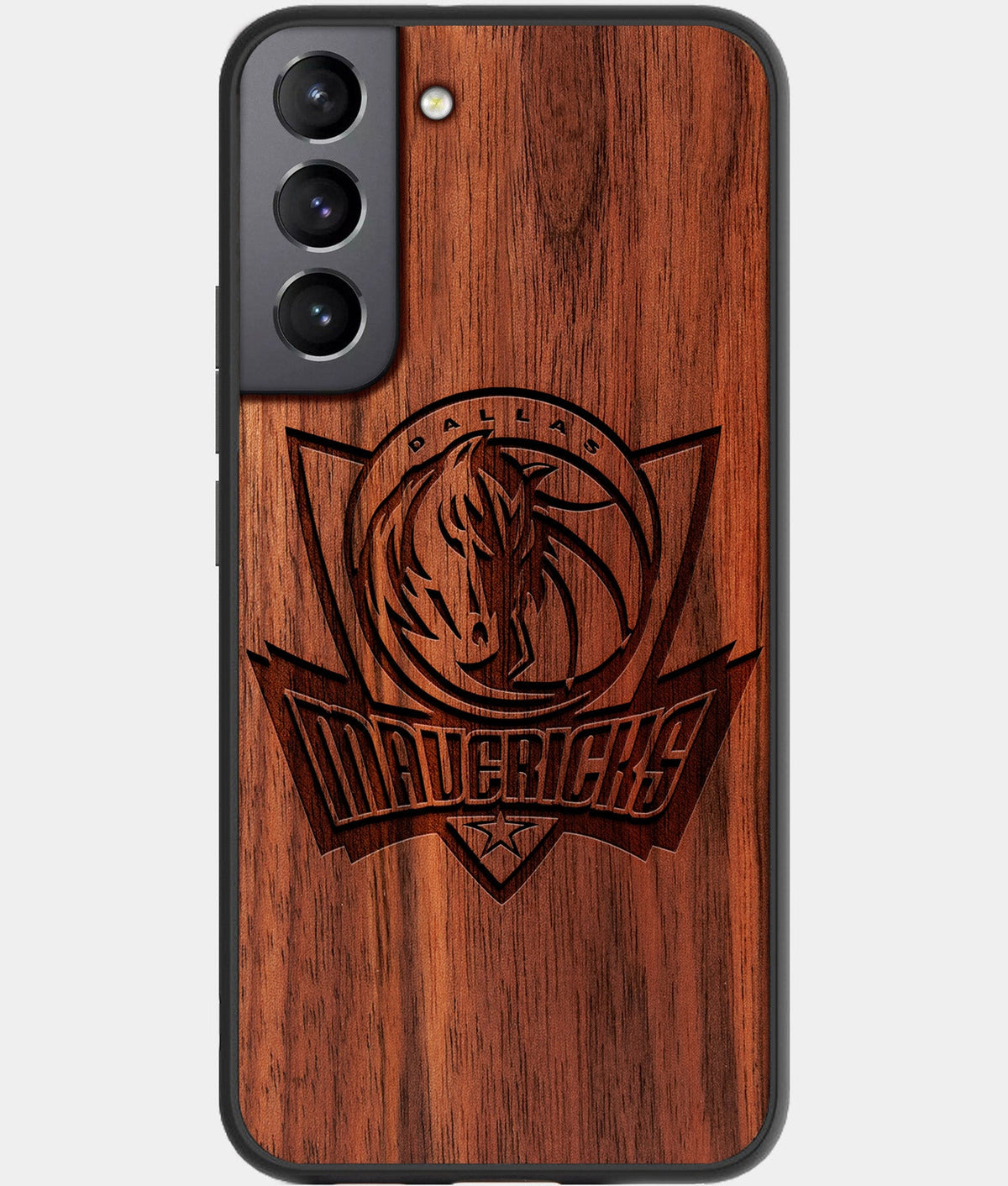 Best Wood Dallas Mavericks Samsung Galaxy S23 Case - Custom Engraved Cover - Aldergrove & Oak