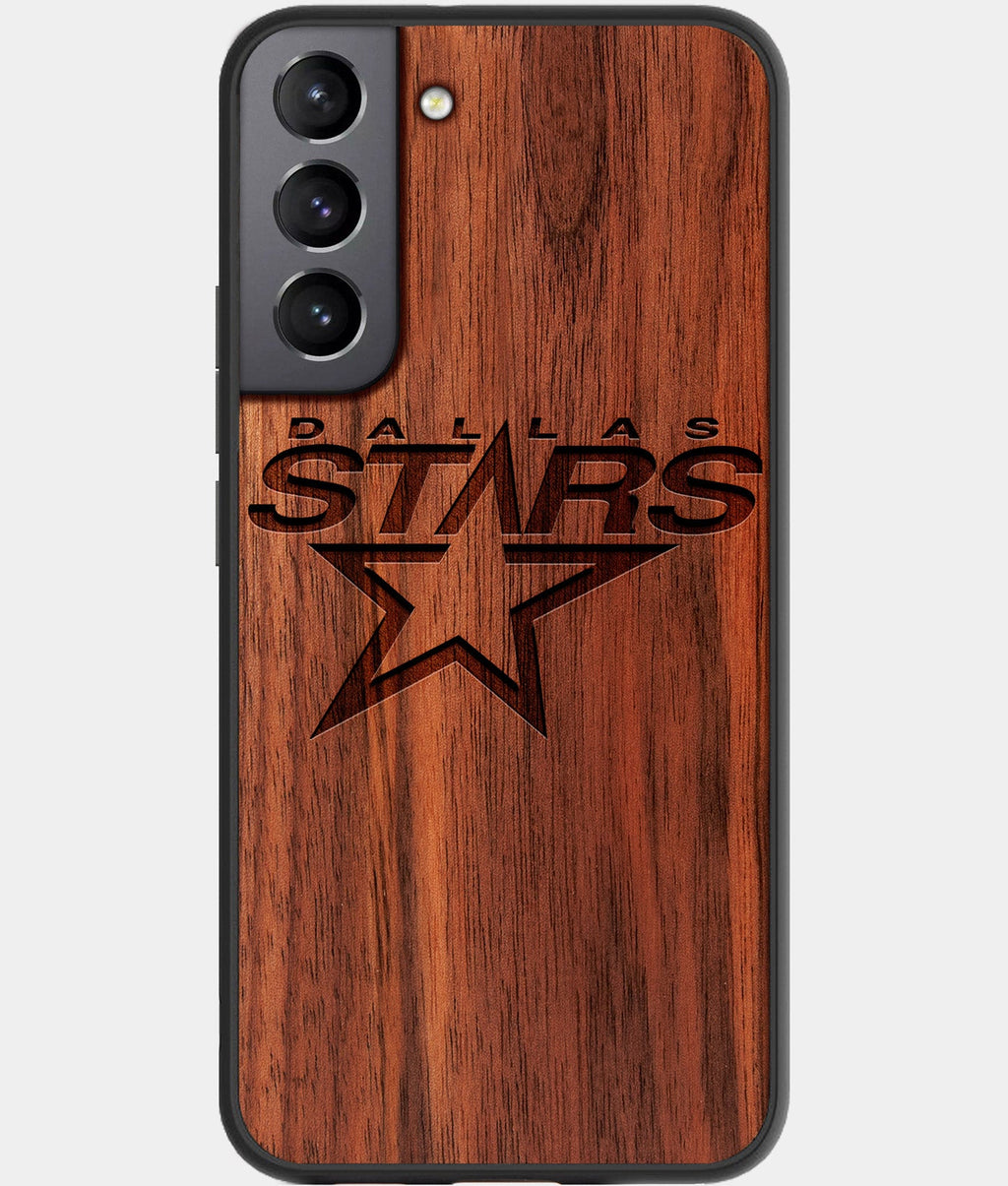 Best Wood Dallas Stars Galaxy S23 Case - Custom Engraved Cover - Aldergrove & Oak