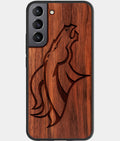 Best Wood Denver Broncos Samsung Galaxy S23 Case - Custom Engraved Cover - Aldergrove & Oak