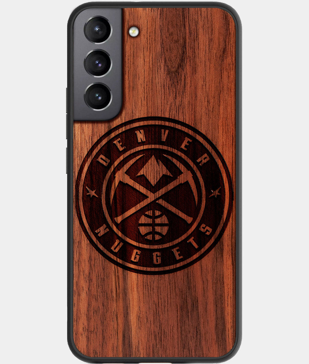 Best Wood Denver Nuggets Samsung Galaxy S23 Case - Custom Engraved Cover - Aldergrove & Oak