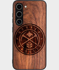 Best Wood Denver Nuggets Samsung Galaxy S26 Case - Custom Engraved Cover - Aldergrove & Oak