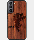 Best Wood Detroit Lions Samsung Galaxy S23 Case - Custom Engraved Cover - Aldergrove & Oak
