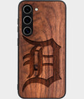 Best Wood Detroit Tigers Samsung Galaxy S24 Case - Custom Engraved Cover - Aldergrove & Oak