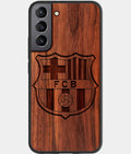 Best Wood FC Barcelona Samsung Galaxy S23 Case - Custom Engraved Cover - Aldergrove & Oak