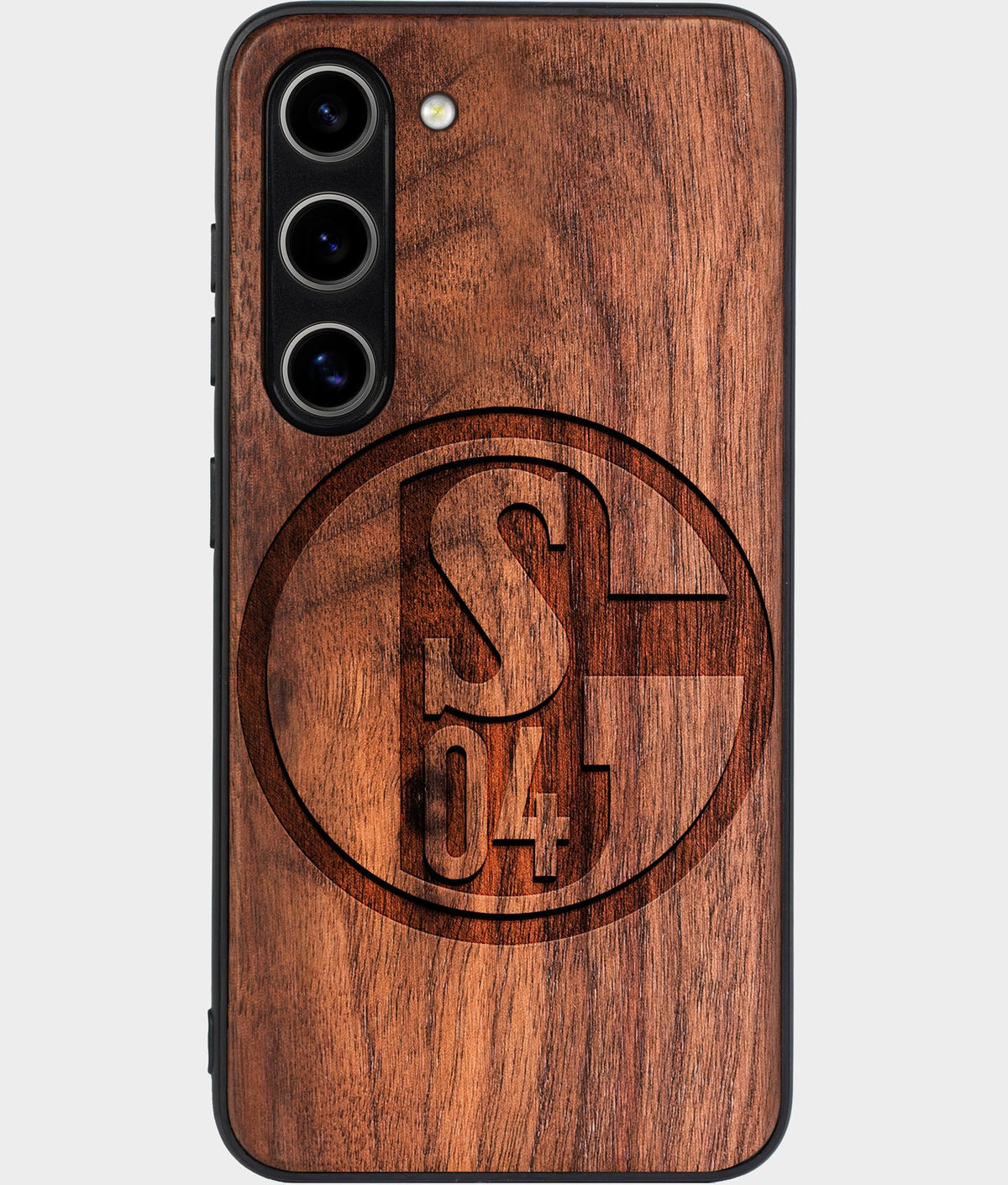 Best Wood FC Schalke 04 Galaxy S26 Case - Custom Engraved Cover - Aldergrove & Oak