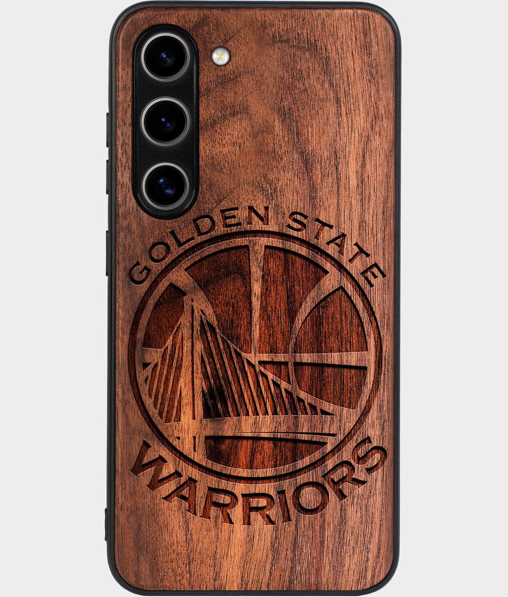 Best Wood Golden State Warriors Samsung Galaxy S24 Case - Custom Engraved Cover - Aldergrove & Oak