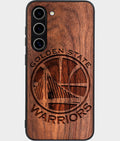 Best Wood Golden State Warriors Samsung Galaxy S24 Case - Custom Engraved Cover - Aldergrove & Oak
